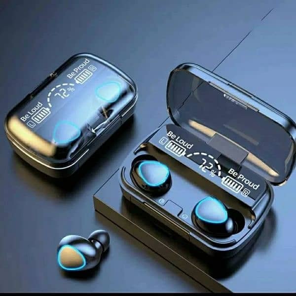 سماعات بلوتوث 5.3 + مزود بباور بانك الأصلية