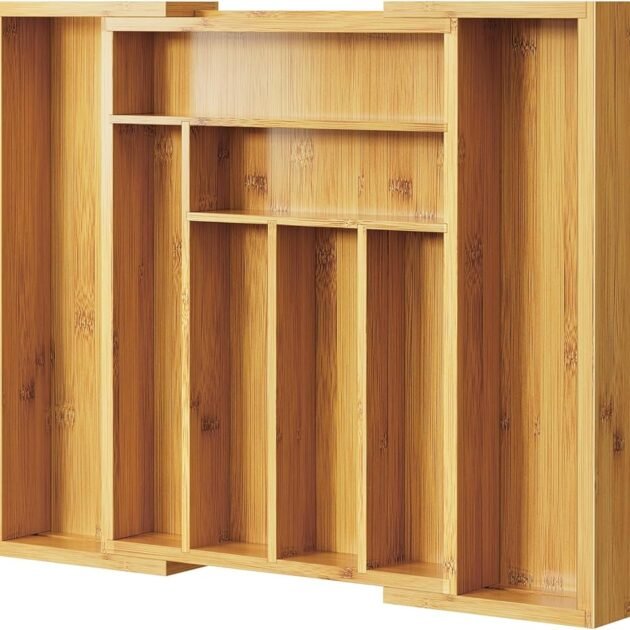 Organisateur de Tiroir Extensible en Bambou 🌿🧺
